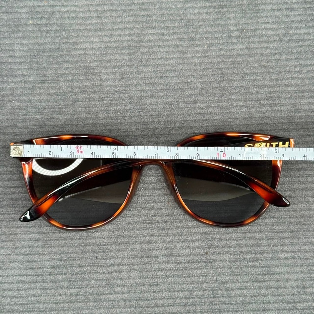 Smith Optics Tortoise Shell Brown Gradient Lens Y2k Sunglasses Round Cat Eye - Picture 8 of 14